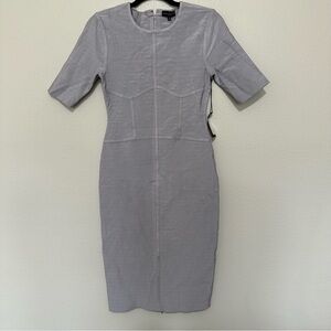 NWT with defect Mariam anna Barska below knee short sleeve bandage dress medium